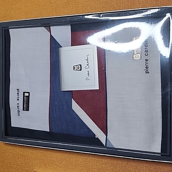 PIERRE CARDIN Handkerchief Cotton 2 pieces - Picture 4 of 4